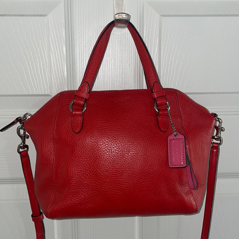 Red coach purse. Used but in really great shape, almost looks brand new.